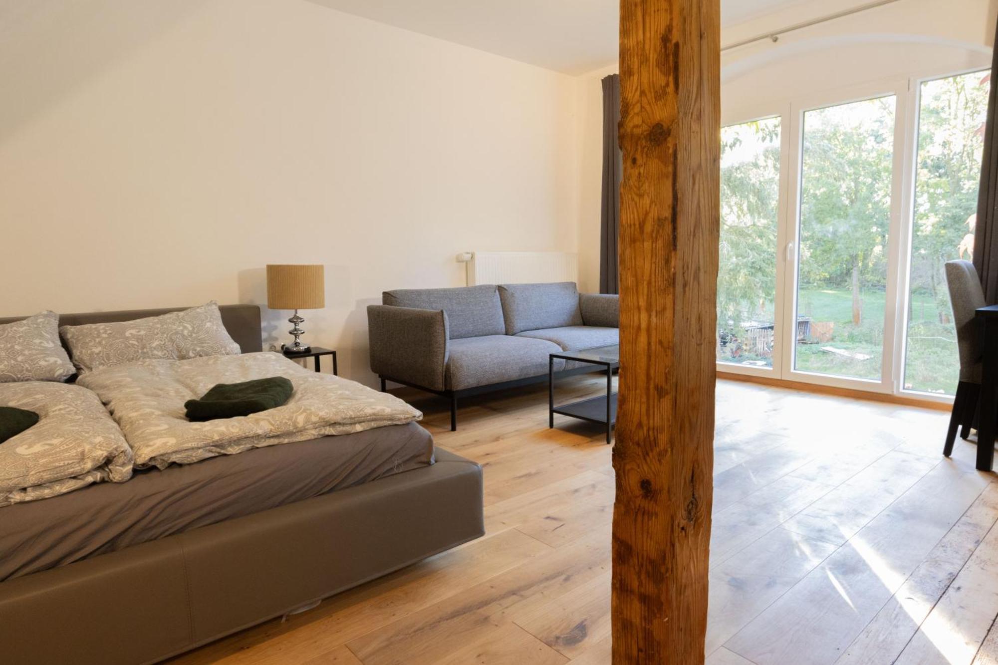 Loft Apartment Mit Grosser Badewanne A Mugeln Екстериор снимка